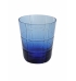 Copo cristal lapidado Mozart caipirinha azul