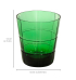 Copo cristal lapidado Mozart caipirinha verde 