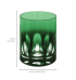 Copo cristal Mozart on the rocks verde escuro