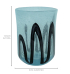 Copo de murano azul waves Copo de murano azul waves