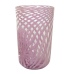 Copo de murano filigrana rosa Copo de murano filigrana rosa