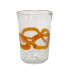 Copo de murano trama laranja Copo de murano trama laranja