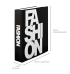 Livro caixa fashion preto M