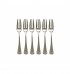 Set 6 garfinhos de prata St. James
