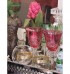 Set 2 taças vidro G pink oslo para vinho 320ml