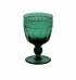Taça cristal lapidado Mozart laranjeiras verde escuro