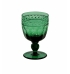 Taça cristal lapidado Mozart laranjeiras verde 