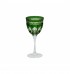 Taça cristal Mozart verde para vinho tinto