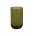 Vaso acrílico cilíndrico liso verde militar