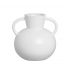 Vaso cerâmica M nórdico branco fosco