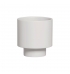 Vaso cerâmica  mini camélia off white fosco