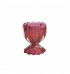 Vaso murano pink com ouro Roma