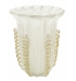 Vaso diMurano francesca M off white com ouro