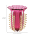 Vaso diMurano francesca P pink com ouro Vaso diMurano francesca P pink com ouro