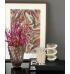 Vaso diMurano francesca P rosa claro com ouro