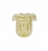 Vaso murano pétalas transparente com ouro Vaso murano pétalas transparente com ouro