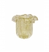 Vaso murano pétalas transparente com ouro Vaso murano pétalas transparente com ouro