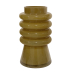 Vaso vidro alto ondas ocre 