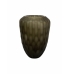 Vaso vidro fosco marrom 